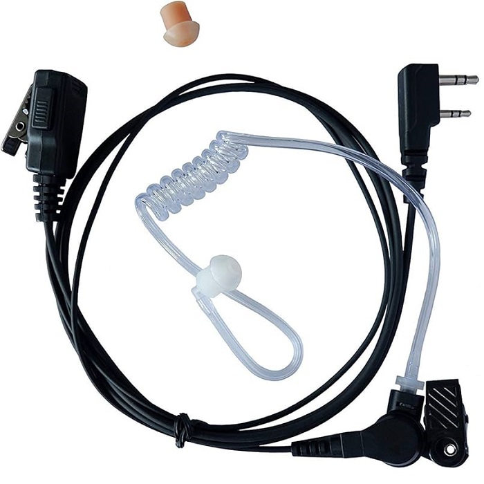 71Zoss3oACL._AC_UF894,1000_QL80_ EAR HEAD SET FOR WALKIE TALKIE TK 2207/3307 KENWOOD - Image 1